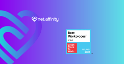 Net Affinity are certified as a Best Workplace in Tech™️ 2023