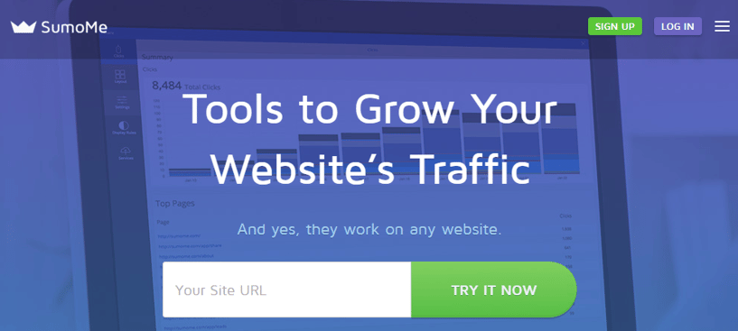 Use Sumome to Study Your Website