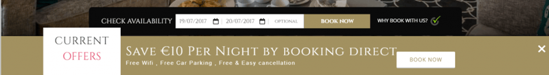 castletroy book direct message