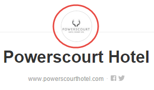 choose your hotel logo as your Pinterest profile image