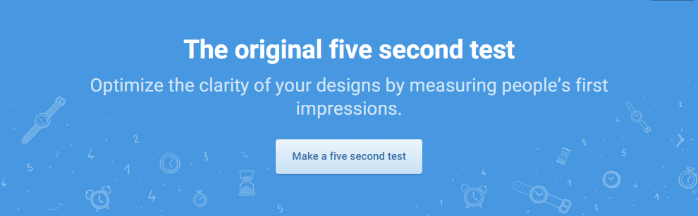 five second test conversion