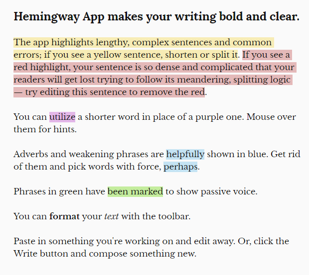 hemingway-app