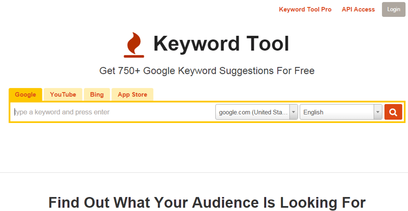 keyword tool io