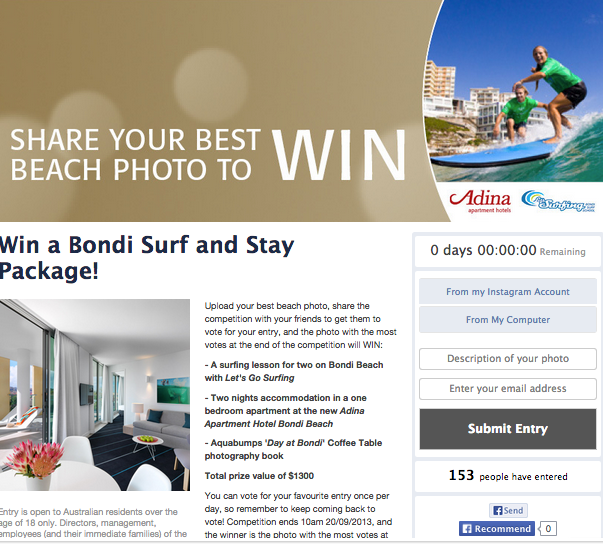 adina apartment hotels beach contest